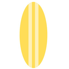 Surfing Board Illustration