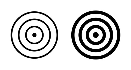 Target icon vector isolated on white background. Target vector icon. goal icon. marketing target. Aim