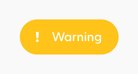 warning attention caution vector button