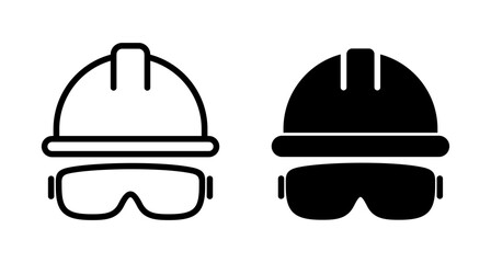 Helmet icon vector isolated on white background. Motorcycle helmets. Racing helmet. construction helmet icon. Safety helmet