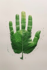 green hand