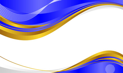 Wave abstract art background template