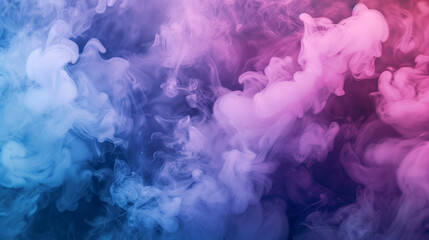 multi color abstract background, blue pink purple gradient smoke wallpaper, business background  - obrazy, fototapety, plakaty