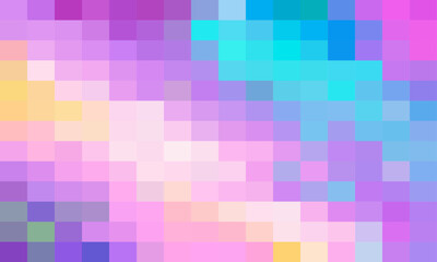 Vector abstract and colorful pixel background
