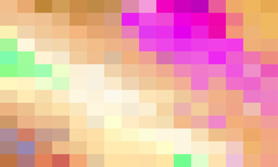 Vector abstract and colorful pixel background