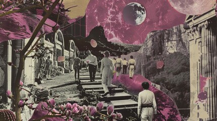 Fototapeta premium Collage Art Idea