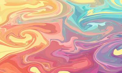 Obraz premium Multicolour colourful background in acrylic pouring
