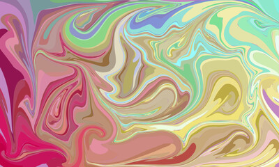 Multicolour colourful background in acrylic pouring