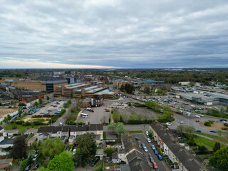 Fototapeta na wymiar City Centre of Peterborough City of England UK