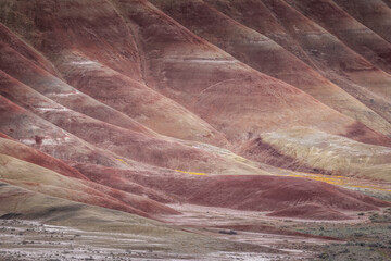 Fototapeta premium Beautiful and colorful landscape of the Painted Hills in Eastern Oregon, near John Day.