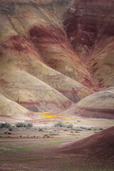 Beautiful and colorful landscape of the Painted Hills in Eastern Oregon, near John Day. - 786751367
