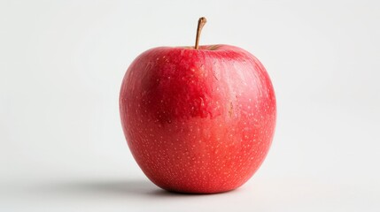 Red apple isolated on white background with clipping path and full depth of field