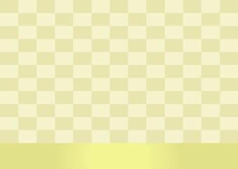 金色の格子柄の背景イラスト