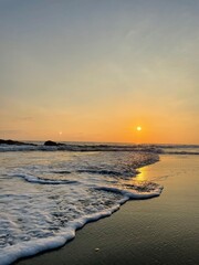 sunset on the beach © Jeancarlos