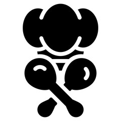 cooking hat vector icon. bakery icon solid style. perfect use for logo, presentation, website, and more. simple modern icon design glyph style