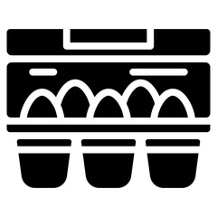 egg vector icon. bakery icon solid style. perfect use for logo, presentation, website, and more. simple modern icon design glyph style