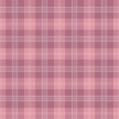  Tartan seamless pattern, pink and white, can be used in fashion design. Bedding, curtains, tablecloths