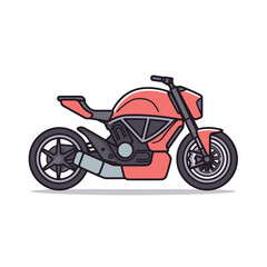 Obraz na płótnie Canvas Motorcycle icon design template, motorbike,motor logo vector illustration