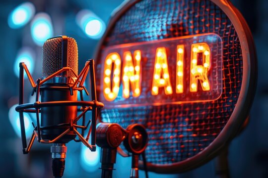 Text On Air, radio broadcasts, tuning in to live shows and programs, staying connected and entertained with the latest news, music, and discussions, a timeless medium for auditory enjoyment.