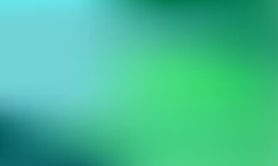 Abstract Blue and Green Defocused Vector Gradient Template Design