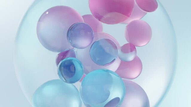 Vitamin Serum Oil drop combine, Skin Repair, moisturizer, collagen serum, advertising background ready to use, 3D animation