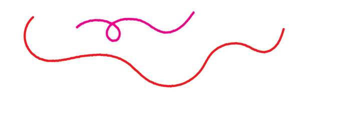 Red line thread vector