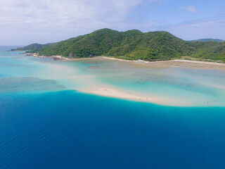 奄美大島　かくれ浜　空撮