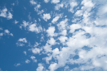 blue sky with clouds background