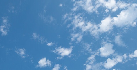 blue sky with clouds background