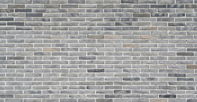 Fototapeta old vintage gray brick wall texture background