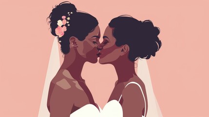 lesbian married, LGBTQIA+ Pride Month