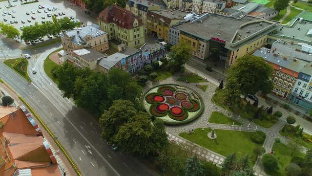 Square Skwer Pierwszych Slupszczan Slupsk Aerial View Poland
