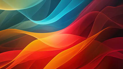 abstract colorful background with wave lines 