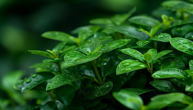 Natural green leaves plants using background cover page environment ecology or greenery wallpaper