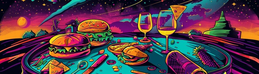 Foodies suitcase brimming with local spices and delicacies, flavors from around the globe