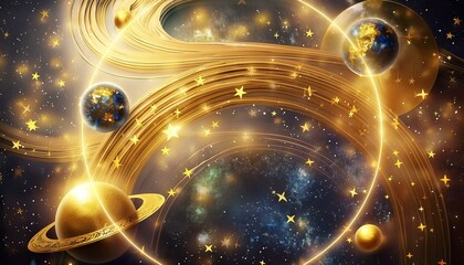 黄金の宇宙の彼方への旅