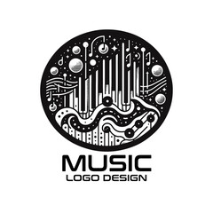 Music Vector Logo Design