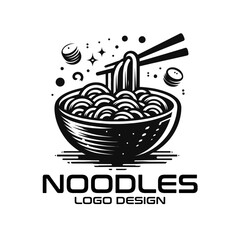 Noodles Vector Logo Design