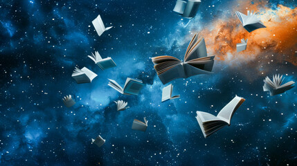 Books are like stars, they light up the darkness.