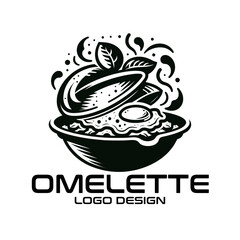 Omelette Vector Logo Design