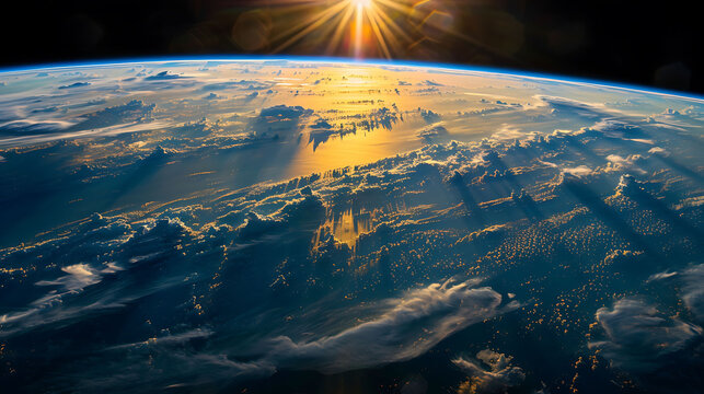 Photo of the beauty of planet Earth from space