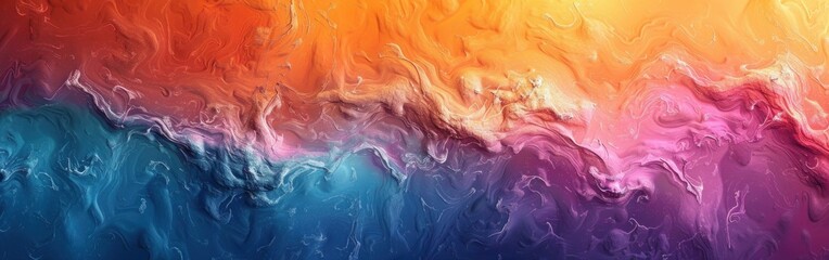 Vibrant Organic Rainbow Texture Background in Closeup