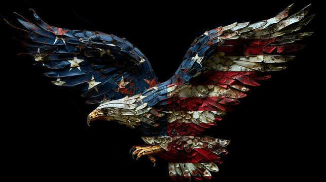 American Independence Day, Eagle Focus: Celebrating, Generative AI