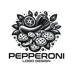 Pepperoni Vector Logo Design