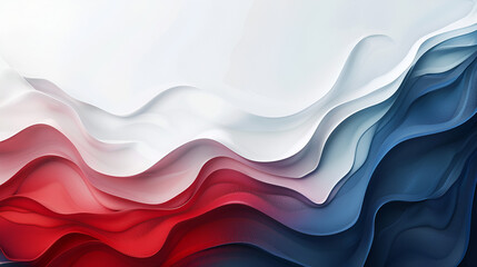 Happy Independence Day, American flag background, patriotic designs. Generative AI