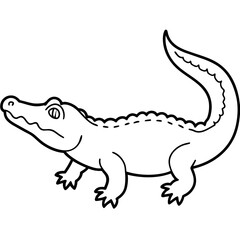 crocodile isolated on white mascot,crocodile silhouette,crocodile face vector,icon,svg,characters,Holiday t shirt,black crocodile face drawn trendy logo Vector illustration,crocodile line art on a whi
