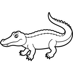 crocodile isolated on white mascot,crocodile silhouette,crocodile face vector,icon,svg,characters,Holiday t shirt,black crocodile face drawn trendy logo Vector illustration,crocodile line art on a whi