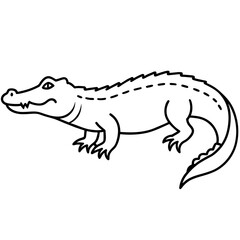 crocodile isolated on white mascot,crocodile silhouette,crocodile face vector,icon,svg,characters,Holiday t shirt,black crocodile face drawn trendy logo Vector illustration,crocodile line art on a whi