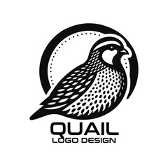 Quail Vector Logo Design