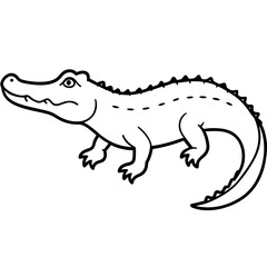 crocodile isolated on white mascot,crocodile silhouette,crocodile face vector,icon,svg,characters,Holiday t shirt,black crocodile face drawn trendy logo Vector illustration,crocodile line art on a whi